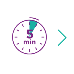Étape 3 du protocole : respecter le temps de contact de 5 minutes
