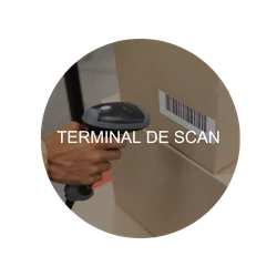 terminal de scan : zone critique à désinfecter – Transport & logistique
