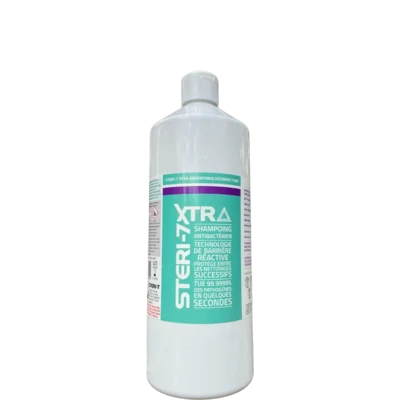 Shampoing antibactérien STERI-7 XTRA pour animaux, flacon de 1 L