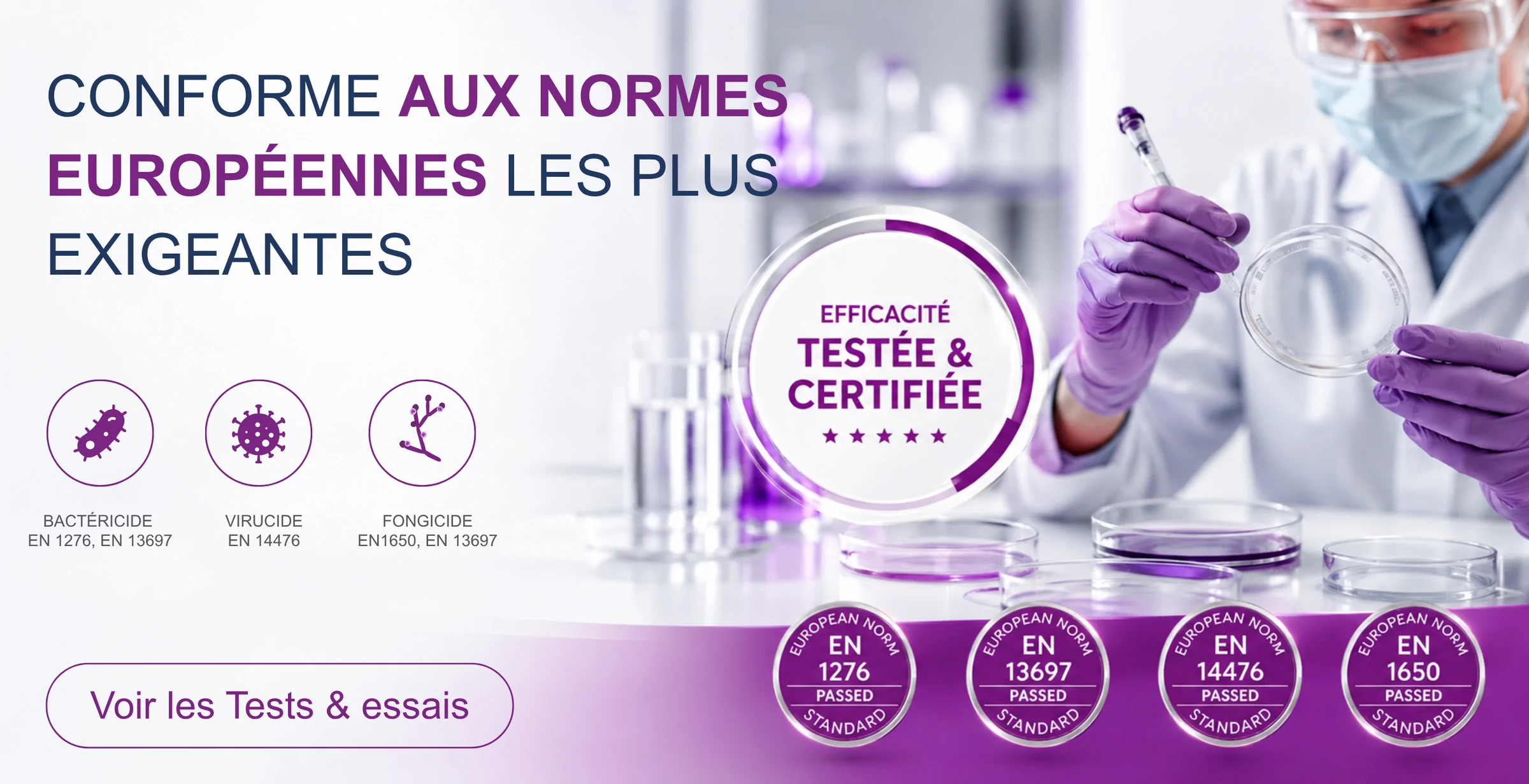 STERI-7 conforme aux normes européennes les plus exigeantes